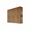 Ver imagem 2 de Guarda Roupa Casal 6 Portas 8 Gavetas - New Vértice-cumaru - Móveis Novo Horizonte