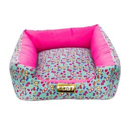 Cama Luppet Quadrada Luxo para Cachorro ou Gato Borboleta - 1 Cama Luppet Quadrada Luxo para Cachorro ou Gato Borboleta - 1