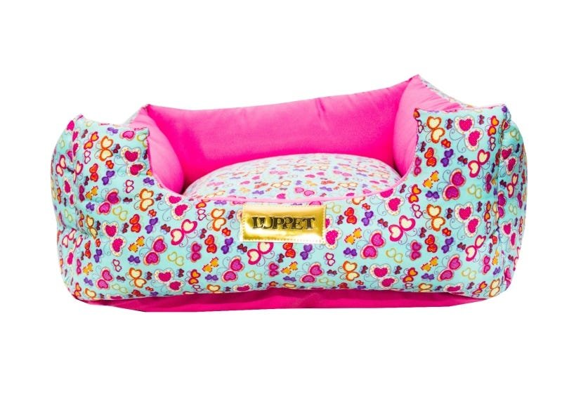 Cama Luppet Quadrada Luxo para Cachorro ou Gato Borboleta - 2