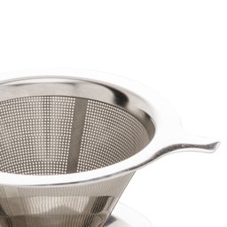 Filtro Coador de Café Aço Inox 11x7cm (Filtro 102) Lyor - 2
