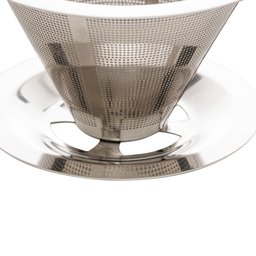 Filtro Coador de Café Aço Inox 11x7cm (Filtro 102) Lyor - 3