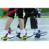 Patins Adaptado para Tenis com Luz Led - Easy Roller - Preto - 70 Mm - 8