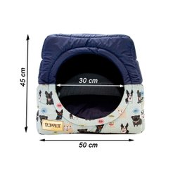 Cama Luppet e Toca Iglu Pet Impermeável Cachorro ou Gato G - 4