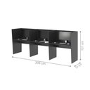 Ver imagem 2 de Mesa de Atendimento Escritório Call Center 3 Lugares