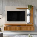 Ver imagem 1 de Painel Home Maragogi 182cm Tv até 60 Polegadas Linea Brasil Nature com Off White