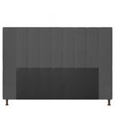 Ver imagem 4 de Cabeceira Casal Queen Cama Box 160cm para Quarto Malibu Suede Grafite M11 - D’Rossi