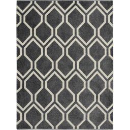 Tapete de Sala Classe A Gris 100 x 160cm - São Carlos - 2