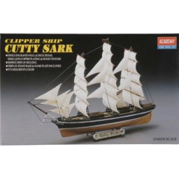 Academy Cutty Sark 1/350 - Kit de Modelo com Detalhes e Suporte - 2