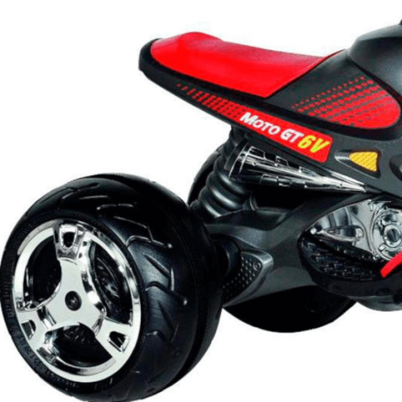 Moto Elétrica Infantil Super Moto Elétrica GP Grafite 6v - Bandeirante