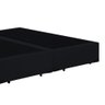 Base Box Queen Bipartido Móveis Amazonas Suede 30x158x198 Preto - 2