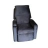 Poltrona Papai com Porta Copo Reclinável Massageador Veludo:chumbo - 4