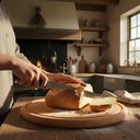 Ver imagem 5 de Tábua para Polenta Pizza Carne - Grande 50cm - Multiuso - Madeira Nobre