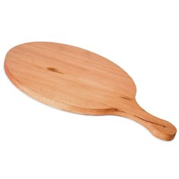 Tábua para Polenta Pizza Carne - Grande 50cm - Multiuso - Madeira Nobre - 2
