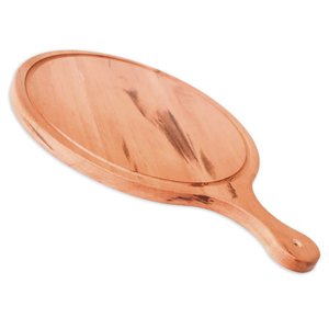 Tábua para Polenta Pizza Carne - Grande 50cm - Multiuso - Madeira Nobre