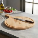 Ver imagem 3 de Tábua para Polenta Pizza Carne - Grande 50cm - Multiuso - Madeira Nobre