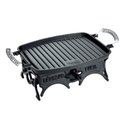 Ver imagem 1 de Rechaud Grill Mil De Ferro Fundido Com Alça De Espiral 30x24cm