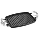 Ver imagem 2 de Rechaud Grill Mil De Ferro Fundido Com Alça De Espiral 30x24cm