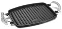 Ver imagem 2 de Rechaud Grill Mil De Ferro Fundido Com Alça De Espiral 30x24cm