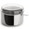 Açucareiro Vision Aço Inox com Tampa de Vidro - 350 G Forma - 1