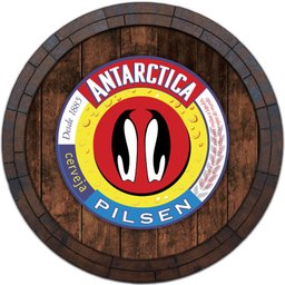 Quadro Tampa de Barril Cerveja Whisky - Antarctica - 1