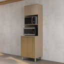 Ver imagem 1 de Torre Quente 65cm com 4 Portas Clara Yescasa Cinza/Avela/Canary