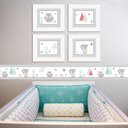 Ver imagem 1 de Quadro Infantil Raposinha Cinza