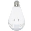 Ver imagem 2 de Lâmpada Câmera Espiã 360° Panorâmica Wifi Ip Led Bivolt Microfone e Alto Falante Embutido