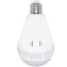 Lâmpada Câmera Espiã 360° Panorâmica Wifi Ip Led Bivolt Microfone e Alto Falante Embutido  - 2
