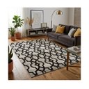 Ver imagem 1 de Tapete para Sala Geométrico Soft Delicate 200x250 1023 Bege Preto