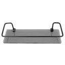 Ver imagem 2 de Porta Sabonete Preto Suporte Reto Parede Banheiro