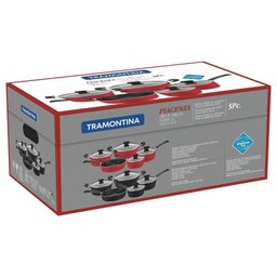 Jogo de panelas de alumínio com antiaderente 5 peças Piacenza Tramontina - 2