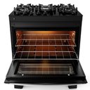 Ver imagem 3 de Fogão 5 Bocas Atlas Agile Up Glass com Mesa de Vidro e Acendimento Automático Preto Bivolt