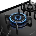 Ver imagem 4 de Fogão 5 Bocas Atlas Agile Up Glass com Mesa de Vidro e Acendimento Automático Preto Bivolt
