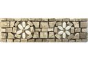 Ver imagem 1 de Faixa em Mosaico Fiori Di Campo - 10x30cm