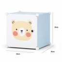 Ver imagem 6 de Armário Infantil 6 Portas Modular Roupas Brinquedo Sapato