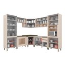 Ver imagem 1 de Cozinha Modulada Henn Connect 13 Peças (4aéreos+4balcões+2paneleiros+3complementos) C6p15 Duna/