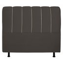 Ver imagem 2 de Cabeceira Cama Box Queen Berlim 160 Cm Suede Marrom - MV Estofados Shop