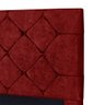 Cabeceira Gabriela 1,40 Casal Suede Amassado Vermelho 1304 - 4