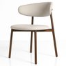 Cadeira Alba Linho &amp; Nogueira - 1