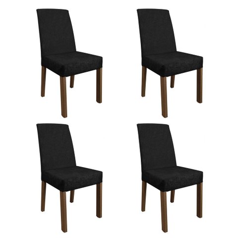 Kit 4 Cadeiras de Jantar 4255 Rustic/oxford Madesa