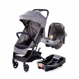 Travel System Minny 3.0 Trio Cosco Cinza Mescla - 1