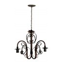 Ver imagem 1 de Lustre para Sala de Visitas Decorativo em Metal Artesanal Luminária