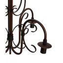 Ver imagem 4 de Lustre para Sala de Visitas Decorativo em Metal Artesanal Luminária