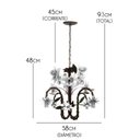 Ver imagem 2 de Luminária para Quarto Rustico Decoração de Ambiente Interno Direto Da Fabrica - Branco