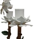 Ver imagem 5 de Lustre Ornamental Decorativo Para Sala de Estar Colonial - Branco