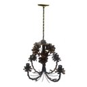 Ver imagem 6 de Lustre Ornamental Decorativo Para Sala de Estar Colonial - Verniz