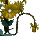 Ver imagem 5 de Luminária de Ferro para Teto Rústica com Flores Varias Cores para Sala de Estar - Amarelo