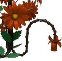 Ver imagem 5 de Luminária de Ferro para Teto Rústica com Flores Varias Cores para Sala de Estar - Laranja
