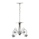 Ver imagem 3 de Pendente Luminária De Metal Com Flores Simples Para Iluminação de Banheiro - Branco