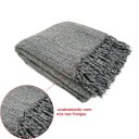 Ver imagem 2 de Kit 2 Mantas para Sofá Tipo Manta Capa de Sofá 2,40 X 1,80 Várias Cores:cinza Mesclado